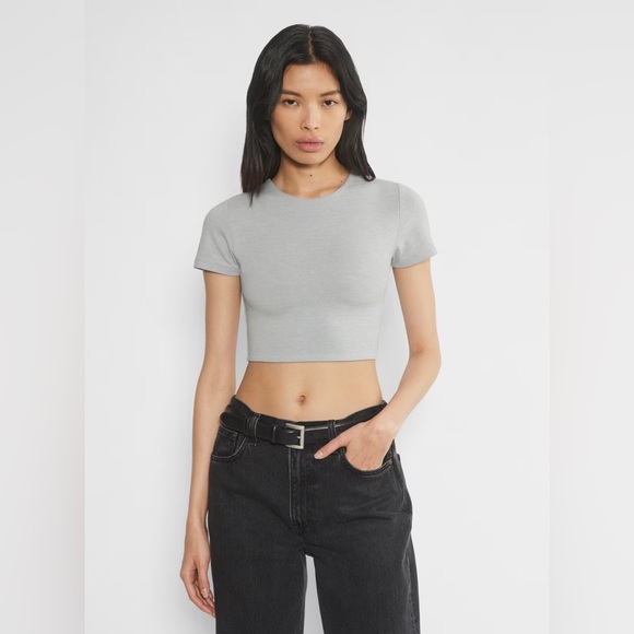 Crew Cropped T-Shirt - Picture 1 of 6